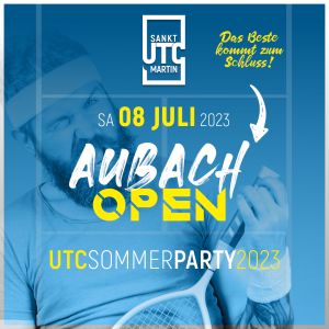 AUBACH OPEN - Die UTC SOMMERPARTY